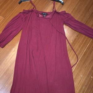 Cold shoulder, 3/4 sleeve dress